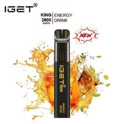 IGET KING ?C ENERGY DRINK ?C 2600 PUFFS