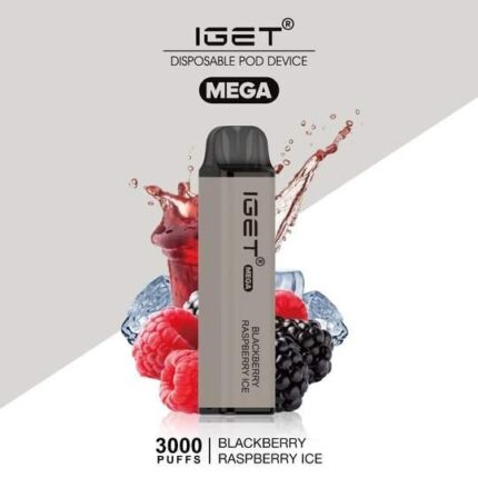 IGET MEGA 3000 BLACKBERRY RASPBERRY ICE