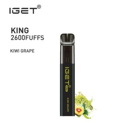 IGET KING ?C KIWI GRAPE ?C 2600 PUFFS